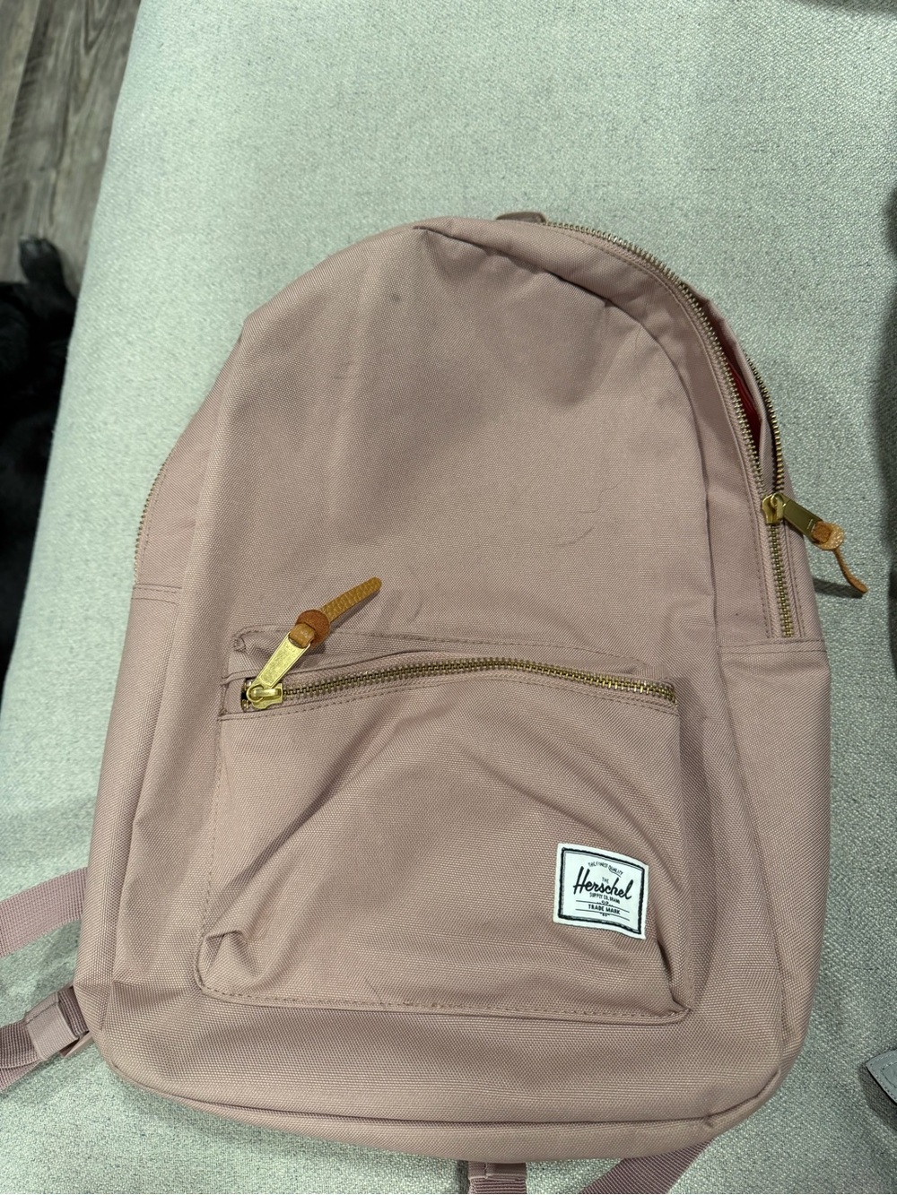 Herschel Supply Company Rose Pink Backpack with Gold Hardware